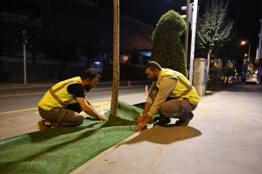 Nevşehir Belediyesi Park ve Bahçeler Müdürlüğü Kentin Yeşil Alanlarını Geliştirmek İçin Çalışmalarını Sürdürüyor