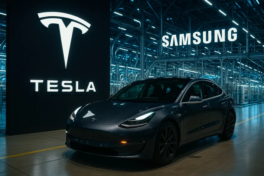 Tesla ve Samsung, 16,5 Milyar Dolarlık Yapay Zeka Çip Üretim Anlaşması İmzaladı!