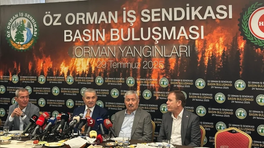 Öz Orman-İş Genel Başkanı Settar Aslan: "Yeşil vatanı korumak için 15 bin yeni yangın işçisine acilen ihtiyaç var"