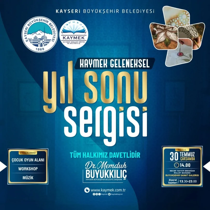 KAYMEK’in 2025 Yıl Sonu Sergisi yüzlerce el emeği eserle sanatseverlerle buluşuyor