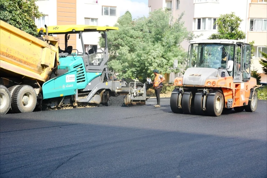 Giresun Belediyesi kent genelinde asfalt çalışmalarını yaz sonuna kadar sürdürecek