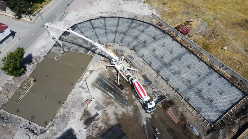 Ağrı’da yeni itfaiye binası ve araç bakım merkezi için temeller atıldı