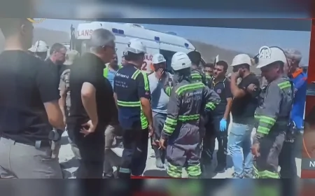 Elazığ Alacakaya’daki maden ocağında göçük: Bir işçi mahsur kaldı, ekipler sevk edild