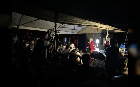 Sandras Yaylası’nda düzenlenen gökyüzü etkinliğinde çocuklar teleskoplarla Samanyolu’nu inceledi