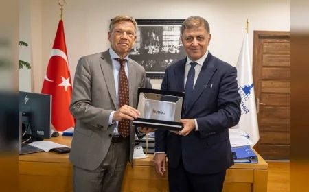 Hollanda Büyükelçisi Wijnands’tan İzmir’e iş birliği ziyareti: Su yönetimi ve tarım öncelikli gündem