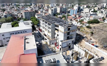 İzmir Eşrefpaşa Hastanesi’nin yeni binası yükseliyor: İnşaat beşinci kata ulaştı