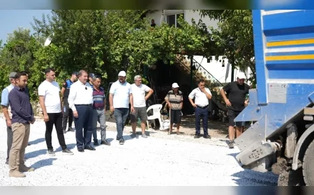 Milas Belediyesi Balcılar Mahallesi’nde 11 Bin m² Asfalt Kaplama ile Ulaşımı Yeniliyor