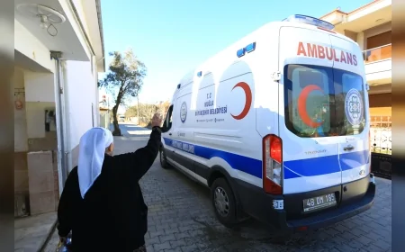 Muğla’da hasta ve engelli bireylere 100 bini aşkın güvenli nakil desteği sağlandı