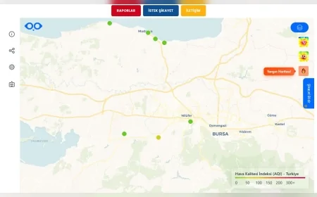 Bursa Büyükşehir Belediyesi’nden yenilikçi adım: Yangın noktaları artık anlık takip edilebilecek
