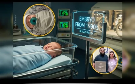 30 Yıldır Dondurulmuş Embriyodan Sağlıklı Bebek Doğdu
