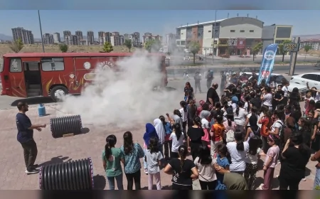 Kayseri Büyükşehir'den gençlere afet ve yangın güvenlik eğitimiyle dirençli kent vizyonu