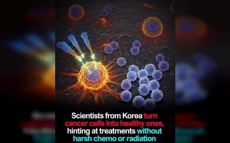 Güney Koreli Bilim İnsanlarından Kanser Tedavisinde Devrim: Tümörleri "Sağlıklı Hücreye" Dönüştüren Yöntem Geliştirildi