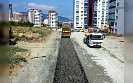 Ordu Şehir Hastanesi’ne ulaşımı kolaylaştıracak alternatif yol tamamlandı