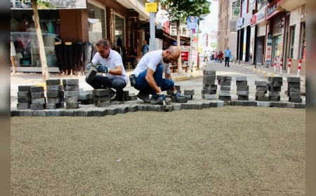 Giresun’da altyapı ve üstyapı çalışmaları mahalle mahalle devam ediyor