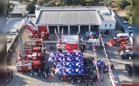 Bodrum’un Yeni İtfaiye Hizmet Binası Açıldı, Afetlere Müdahale Kapasitesi Güçlendi