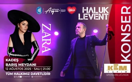 Haluk Levent ve Zara, 12 Ağustos'ta müzikseverlerle Çorum'da aynı sahnede buluşuyor!