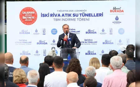 İSKİ’den 1,98 milyar liralık Riva Atık Su Tüneli projesi başlatıldı