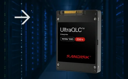 Sandisk’ten veri merkezleri için yapay zeka ve bulut odaklı 256TB kapasiteli UltraQLC SSD!