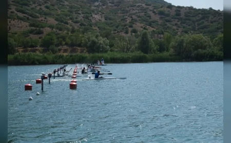 Eskişehir’de Durgunsu Kano Türkiye Şampiyonası Sarısungur Göleti’nde başladı
