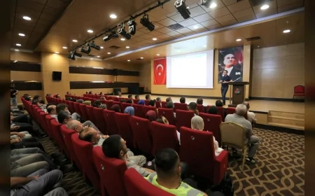 Kepez Belediyesi personeline iş sağlığı ve güvenliği konusunda kapsamlı eğitim verildi