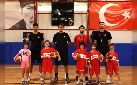 Çankaya Belediyesi Yaz Spor Okullarında Basketbol Heyecanı Başladı