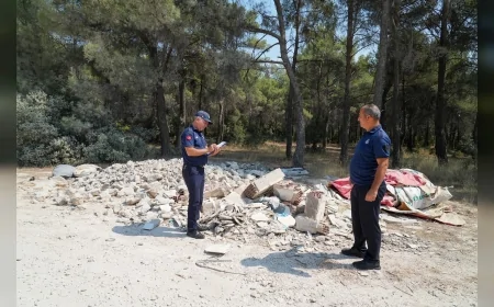 Gaziemir’de kaçak moloz dökenlere 7 ayda 514 bin 545 lira ceza uygulandı