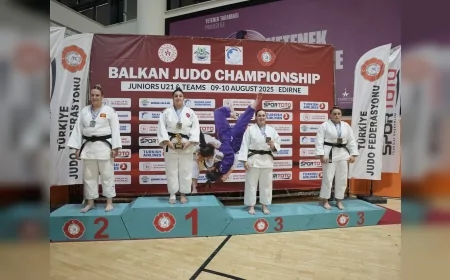 Irmak Ceylin Güçtekin Edirne’deki Balkan Şampiyonası’nda altın madalya kazandı!