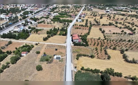Denizli Serinhisar’da 20 Yıllık Yol Sorunu Üniversite ve Mezarlık Yolu Projeleriyle Çözüldü