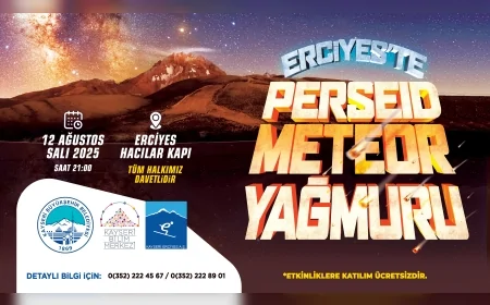 Perseid Meteor Yağmuru İçin Erciyes’te 2 Bin 650 Metrede Gökyüzü Buluşması