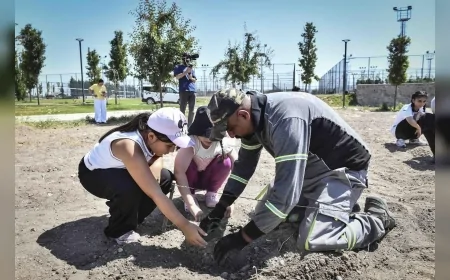 Ankara’da 589 Çocuğun Yetiştirdiği Meşe Fidanları Ata Çiftliği’nde Toprakla Buluştu