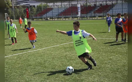 Ankara Büyükşehir Belediyesi’nden 6-12 Yaş Çocuklara Ücretsiz Futbol Yaz Kursu