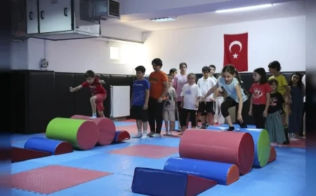 ABB’nin Yaz Okulu’nda 7-14 yaş arası 1800 çocuk spor, sanat ve eğitimle dolu bir yaz geçiriyor