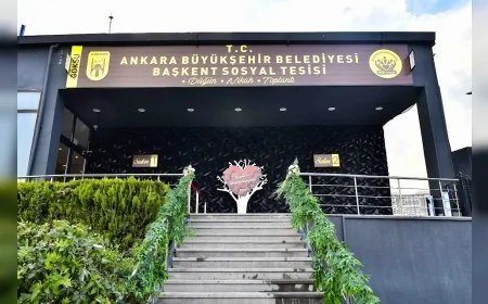 Ankara Büyükşehir Belediyesi’nden sosyal destek alan ailelere ücretsiz düğün salonu hizmeti başladı