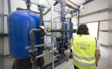 Ödemiş Sekiköy’e 1,5 milyon liralık içme suyu arıtma tesisi hizmete girdi