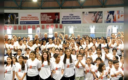 Malatya’da Fabrika Voleybol Okulu açıldı, Büyükşehir 35 dönüm araziyi Voleybol Lisesi’ne tahsis etti