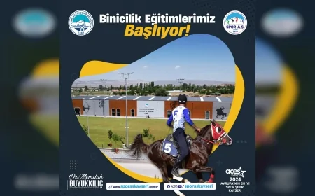 Kayseri’de binicilik eğitimleri için yeni dönem kayıtları başladı