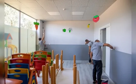 Efeler Belediyesi Gündüz Bakımevlerini Yeni Eğitim Dönemi Öncesi Yeniliyor