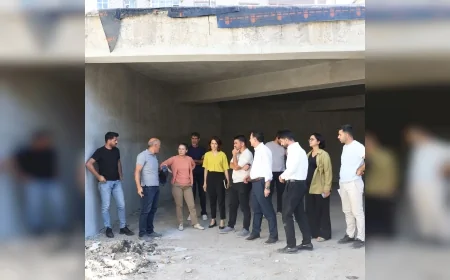 Ağrı’da Kent Meydanı, İtfaiye ve Kademe Binası projeleri hızla ilerliyor