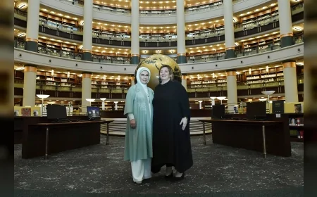 Emine Erdoğan, Gürcistan Cumhurbaşkanı eşi ile Ankara’daki görüşmesine ait görüntüleri yayımladı