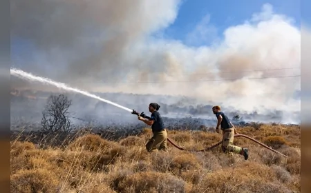 İzmir’de Buca ve Aliağa’da Çıkan Yangınlar Saatler Süren Müdahalenin Ardından Kontrol Altına Alındı
