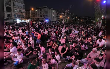 Keçiören’de “Bir Yaz Akşamı Sineması” Etkinliğiyle Neşeli Günler Yaşandı