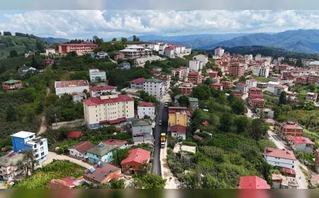 Ordu Korgan’da merkez yollar sıcak asfaltla yenileniyor, çalışmalar diğer sokaklarda sürecek