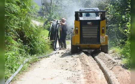 Giresun Kayadibi Mahallesi’nde 250 Metrelik Yeni İçme Suyu Hattı Çalışması Başlatıldı
