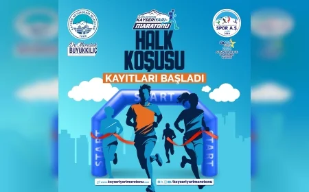 Kayseri Yarı Maratonu halk koşusu için kayıtlar başladı