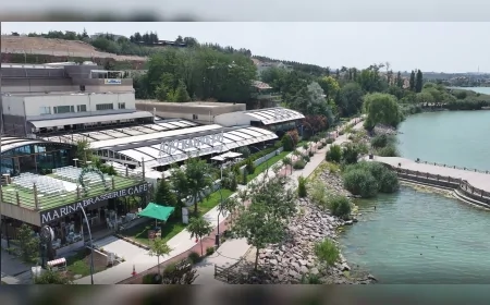 Gölbaşı Belediyesi, Mogan Gölü sahil yolundaki işgalleri kaldırarak yeşil alanları halka açtı