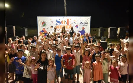 Kepez’de “Sahne Kepez” Gaziler Mahallesi’nde çocuklar ve aileler için eğlence dolu akşam düzenlendi