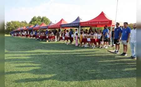 Eskişehir’de 400’ü aşkın çocuk yaz tatilini 11 farklı branşta spor eğitimiyle tamamladı