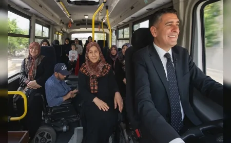 Haymana Belediyesi şehir içi ulaşım için ücretsiz otobüs seferlerini başlattı!