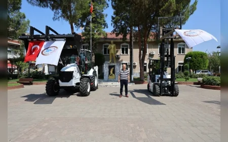 Çine Belediye Başkanı Mehmet Kıvrak: "Yeni iş makineleriyle hizmetler daha hızlı olacak"