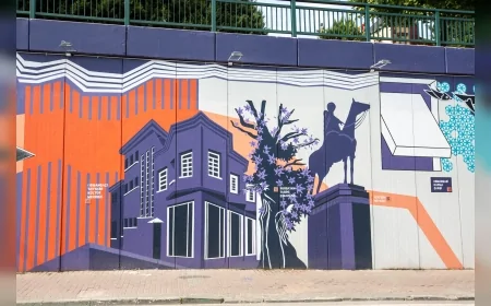 Bursa’nın turizm haritası duvarlara yansıyor, QR kodlarla iki dilde rehberlik sağlanıyor